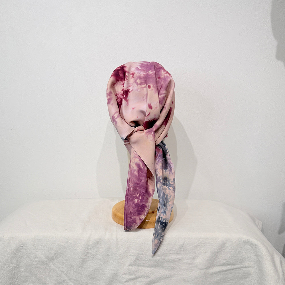 "HANAKAGE" Scarf Cap PInk 3