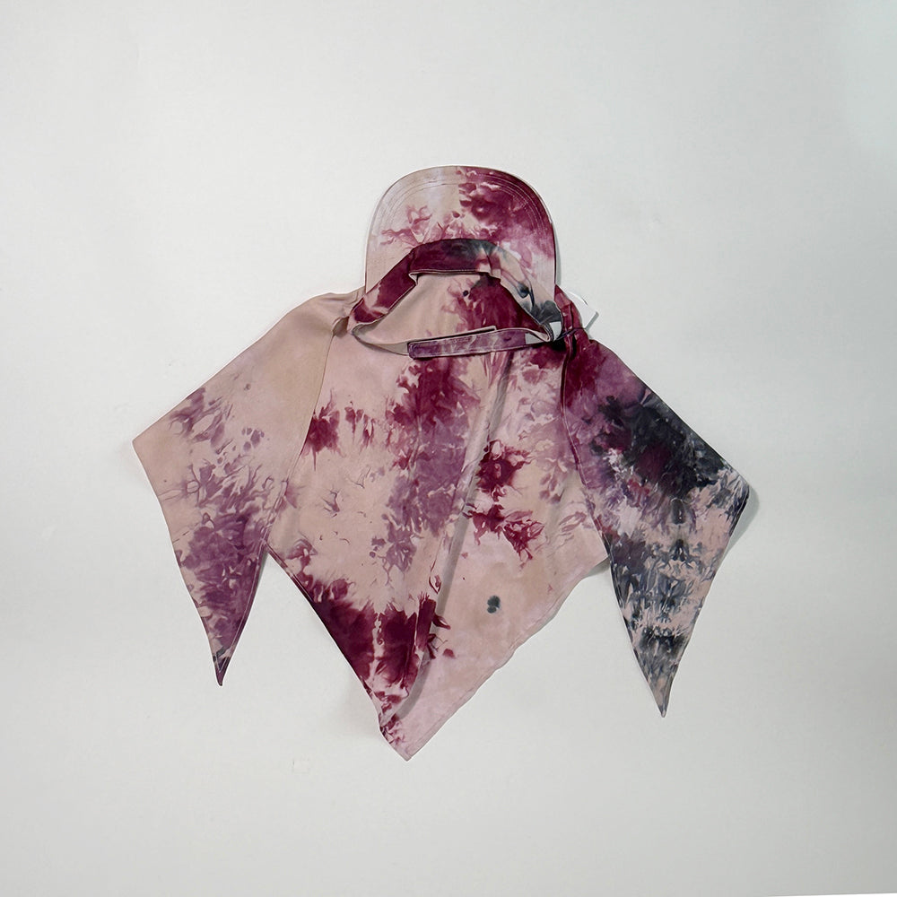 "HANAKAGE" Scarf Cap PInk 3