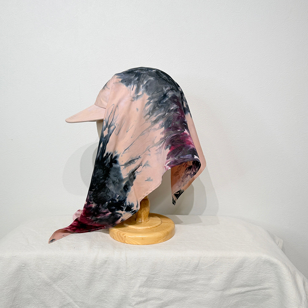 "HANAKAGE" Scarf Cap PInk 4