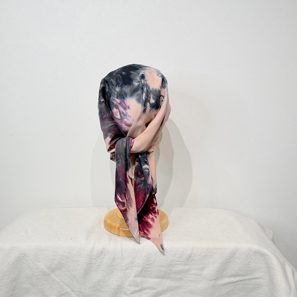 "HANAKAGE" Scarf Cap PInk 4