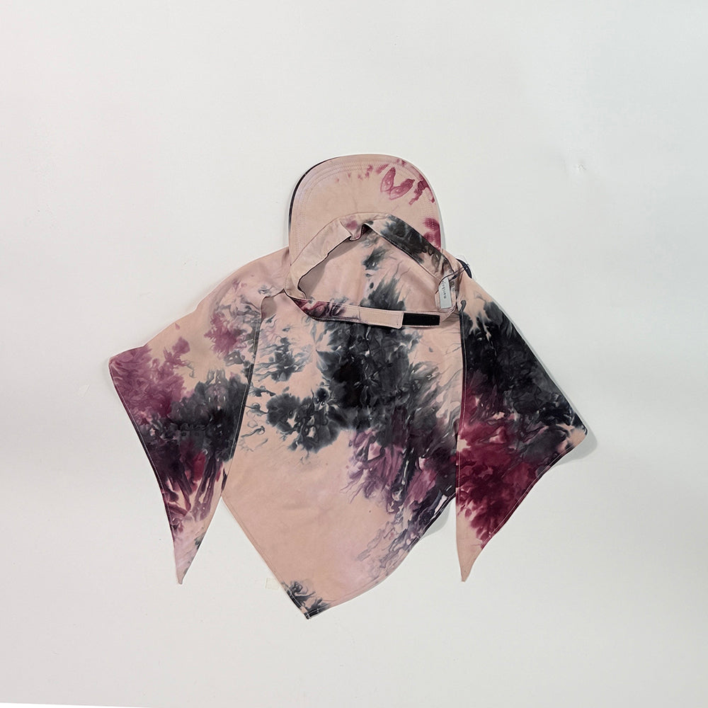 "HANAKAGE" Scarf Cap PInk 4