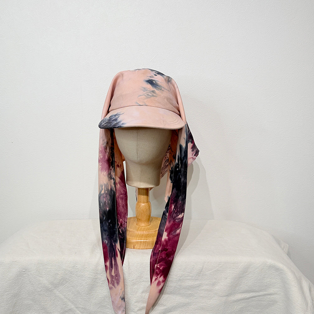 "HANAKAGE" Scarf Cap PInk 4