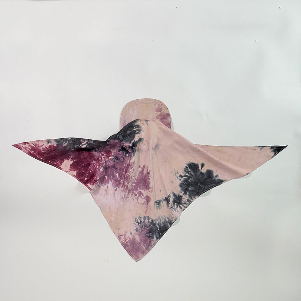 "HANAKAGE" Scarf Cap PInk 6