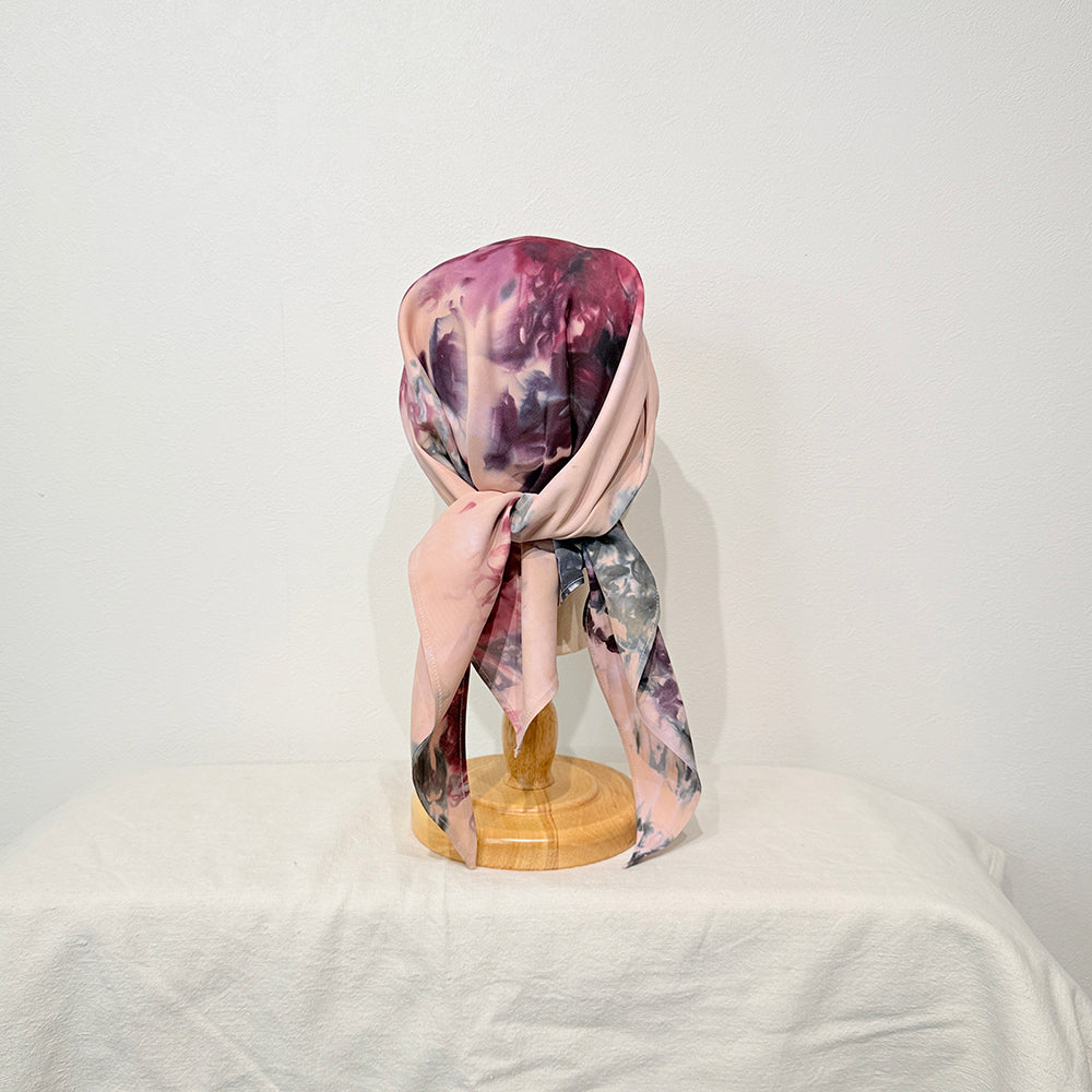 "HANAKAGE" Scarf Cap PInk 9