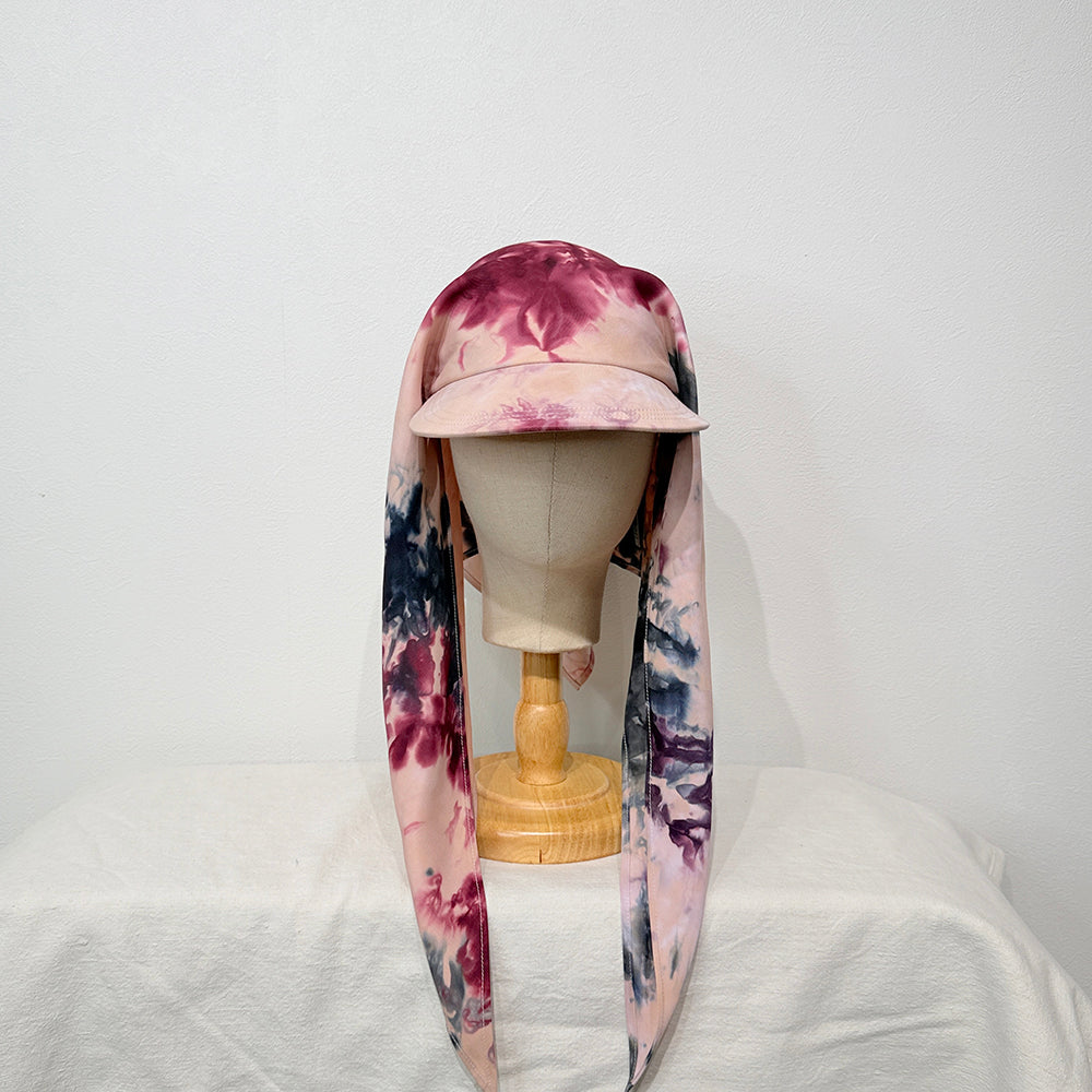 "HANAKAGE" Scarf Cap PInk 9