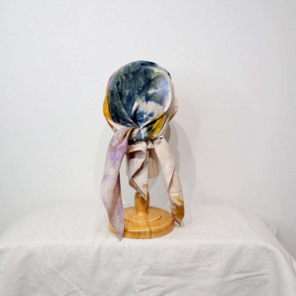 "HANAKAGE" Scarf Cap Yellow 1