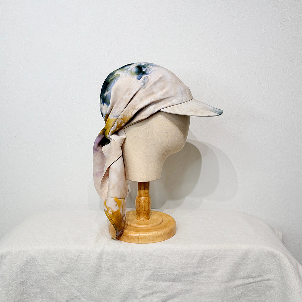"HANAKAGE" Scarf Cap Yellow 1