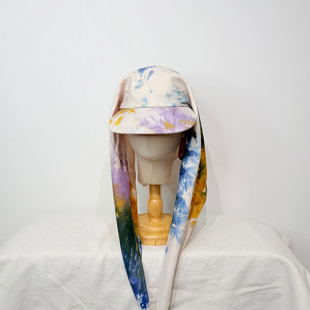 "HANAKAGE" Scarf Cap Yellow 5