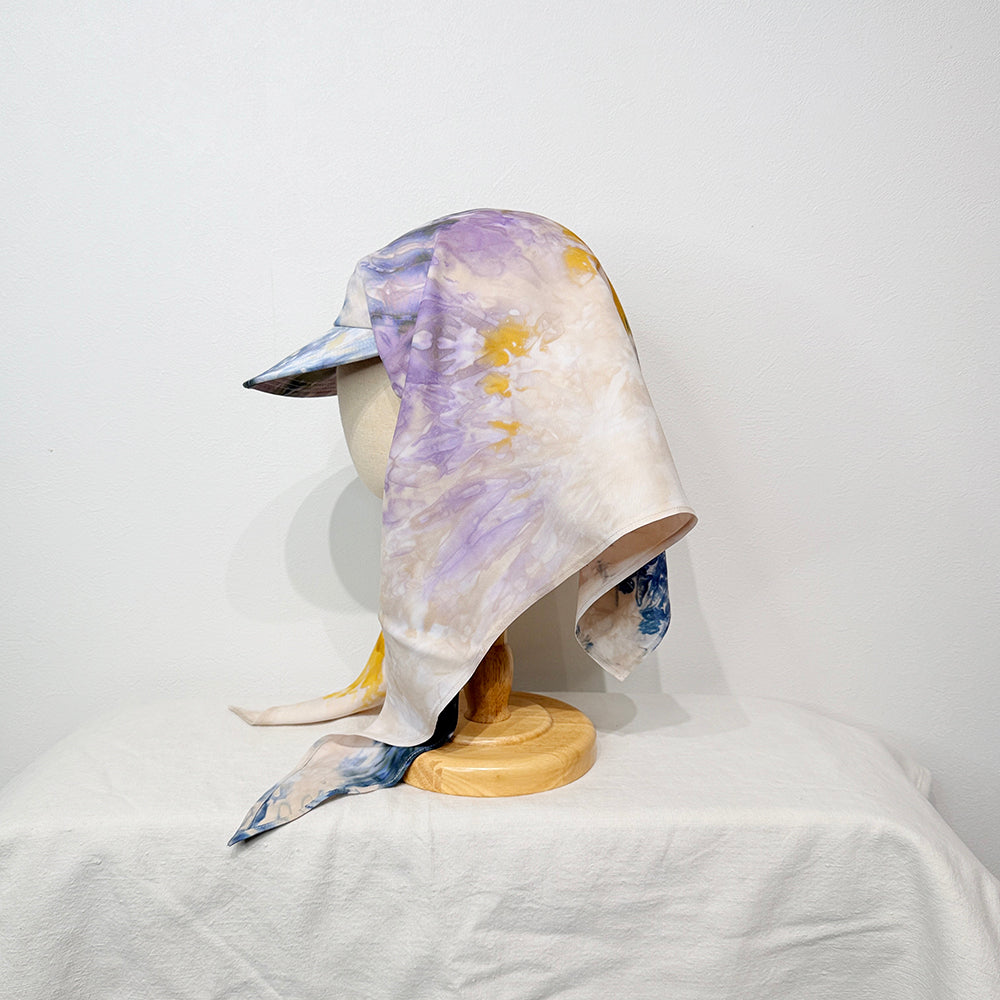 "HANAKAGE" Scarf Cap Yellow 8