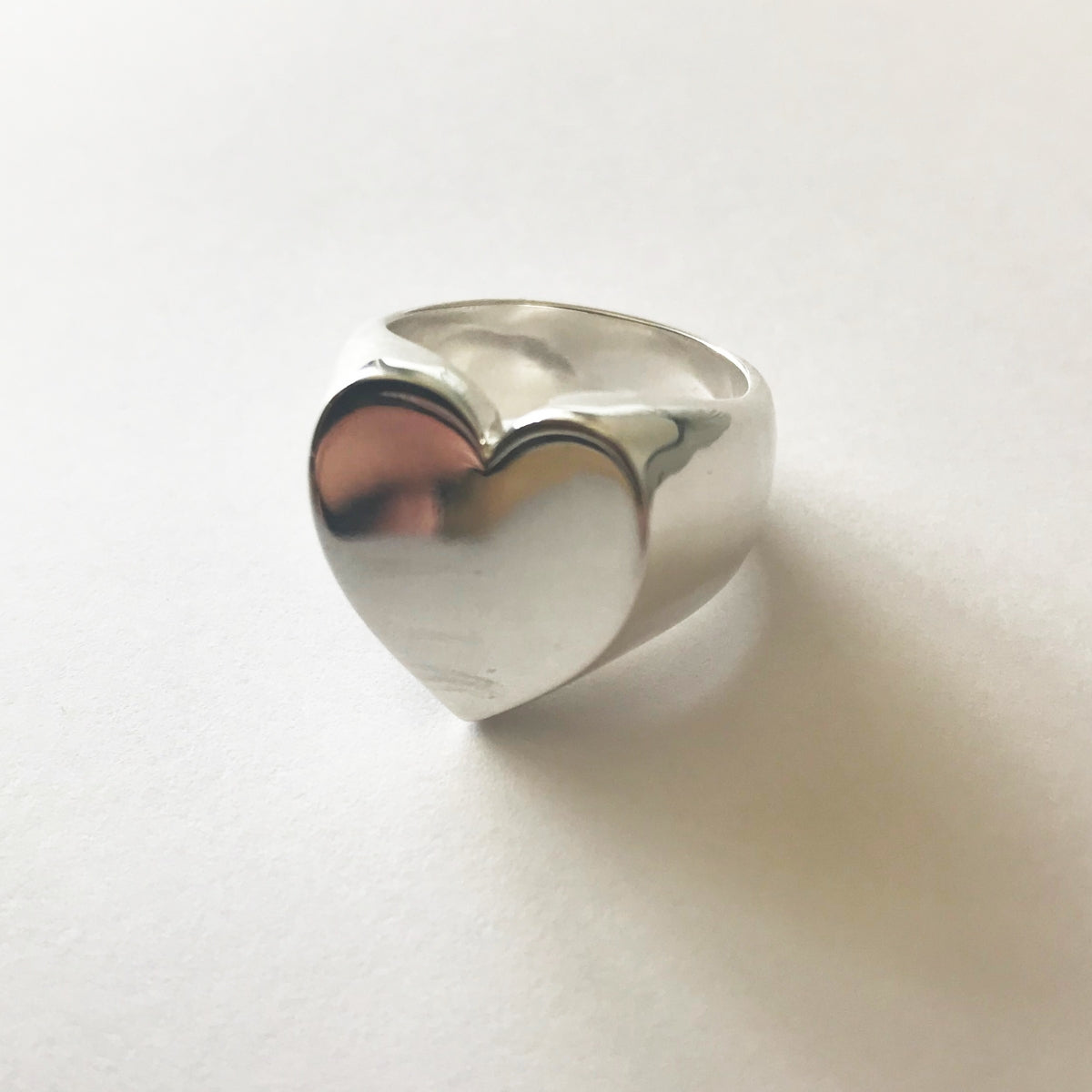 [Pedido] Anillo de corazón de plata