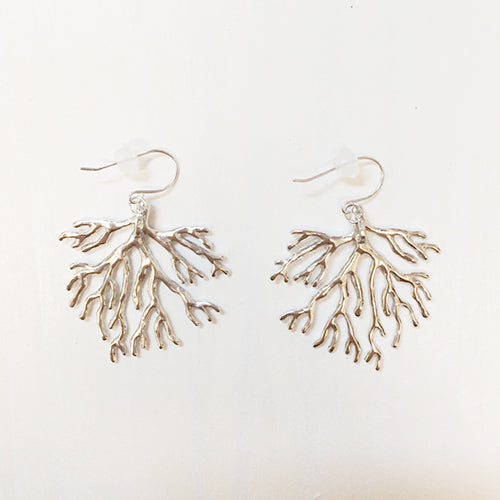 Coral Earring(silver)