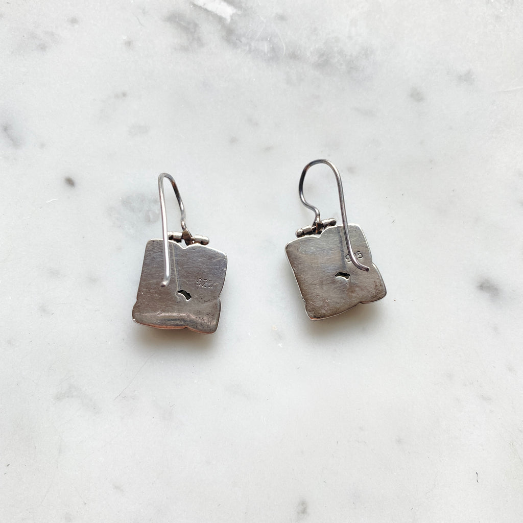Vintage Silver & Turquoise Earring