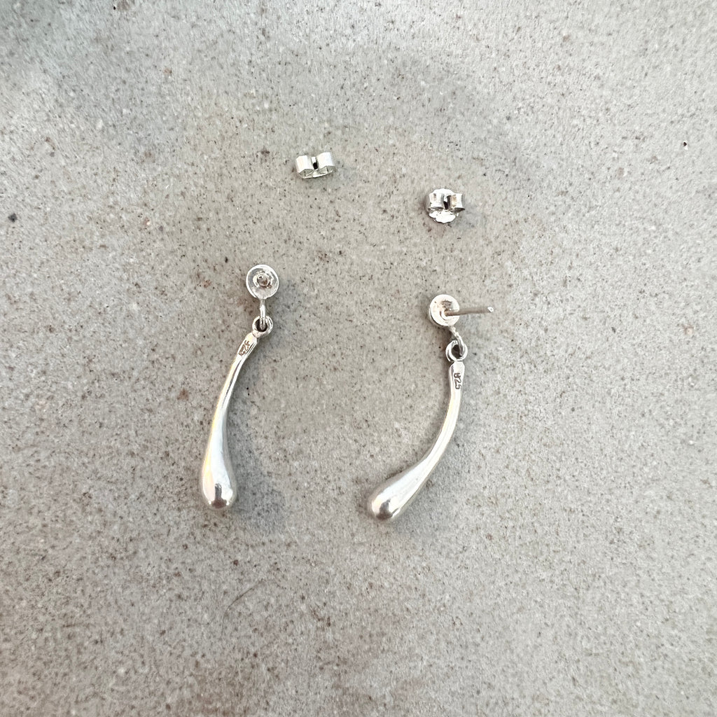 Vintage Silver Swing Drop Earring