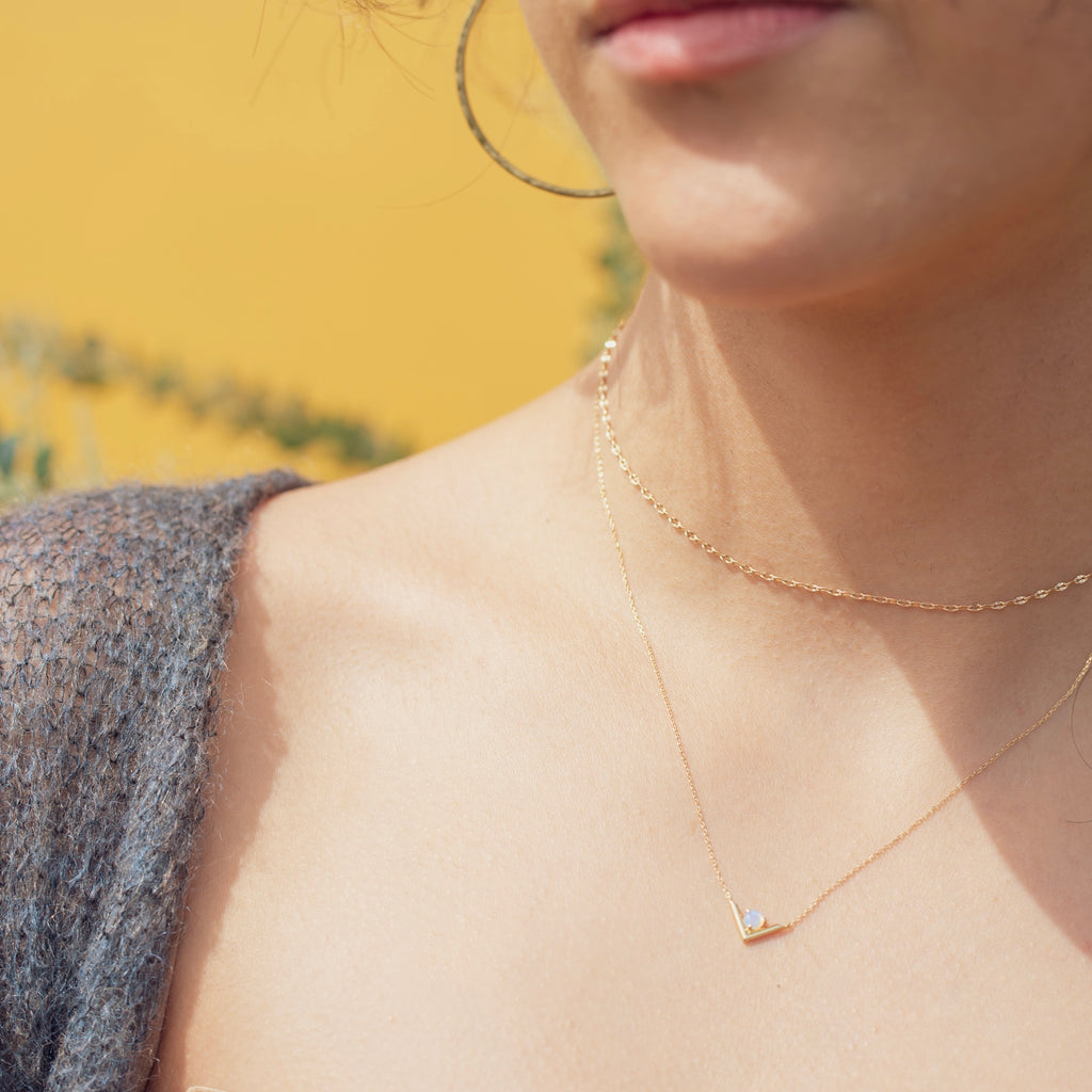 Precious Opal  Necklace