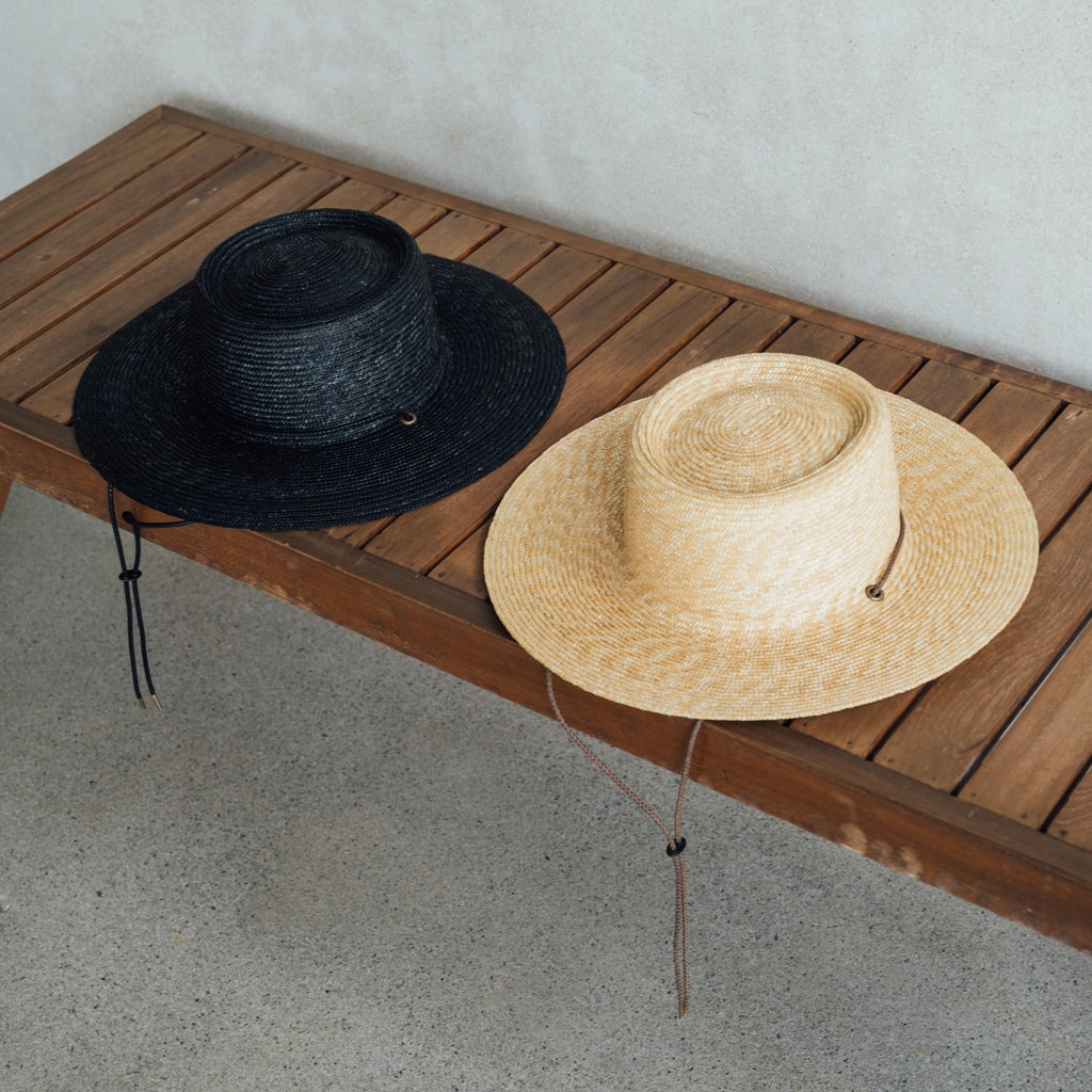 Straw Porkpie Hat