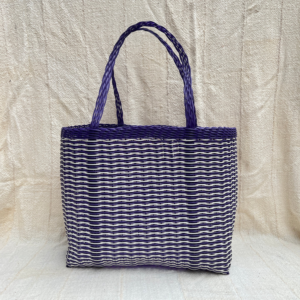 Mercado Bag Sofia (Purple × White)