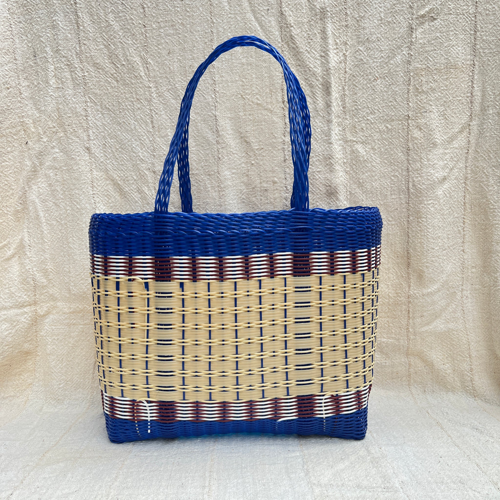 Mercado Bag Sofia (Blue Stripe)